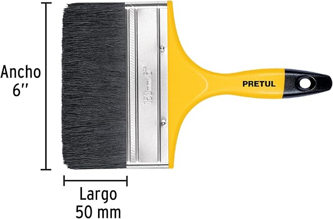 Brocha Con Mango De Plástico 6"