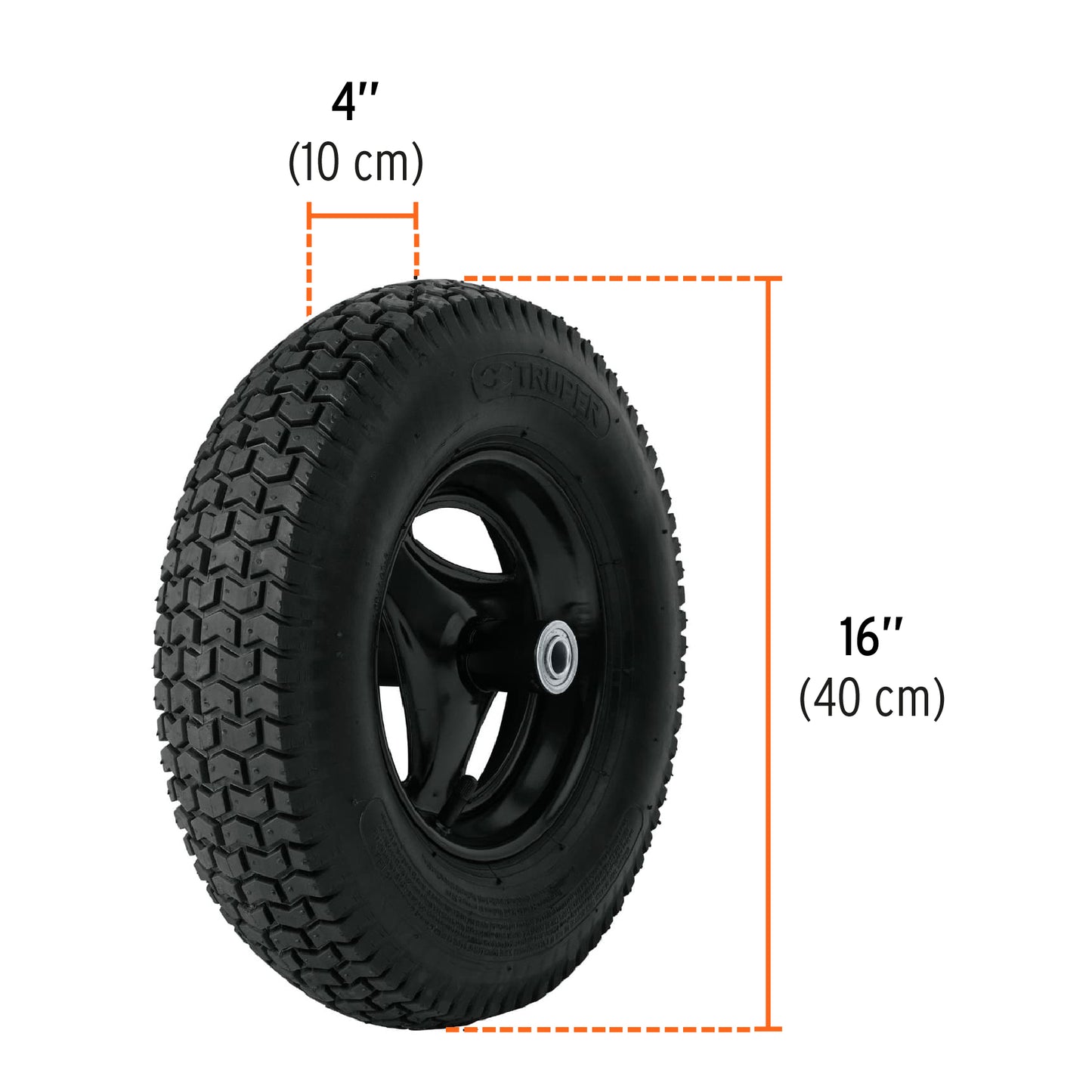 Carretilla 4.5 Ft Llanta Neum tica Reforzada