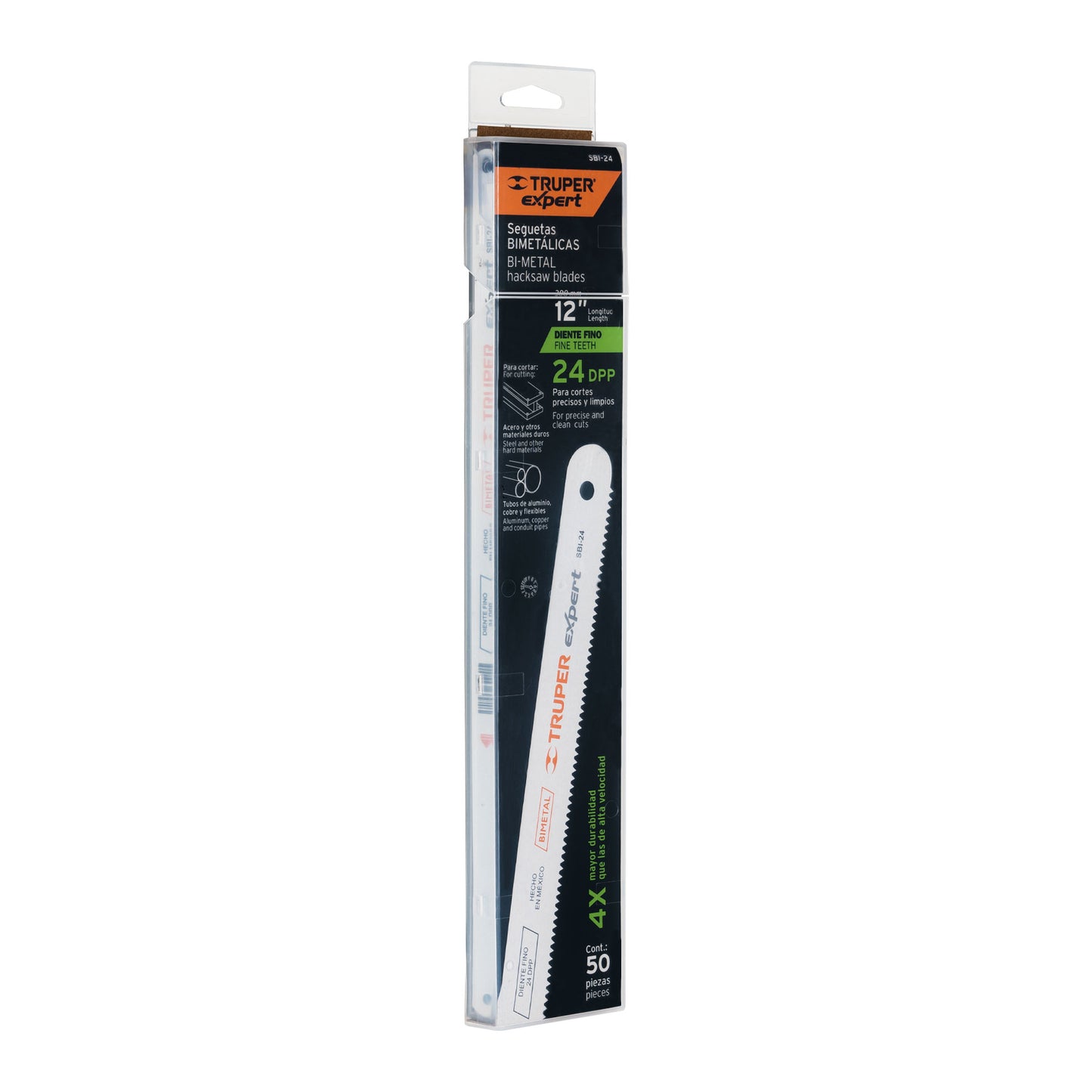 Segueta bimetálica de 12", 24 DPP