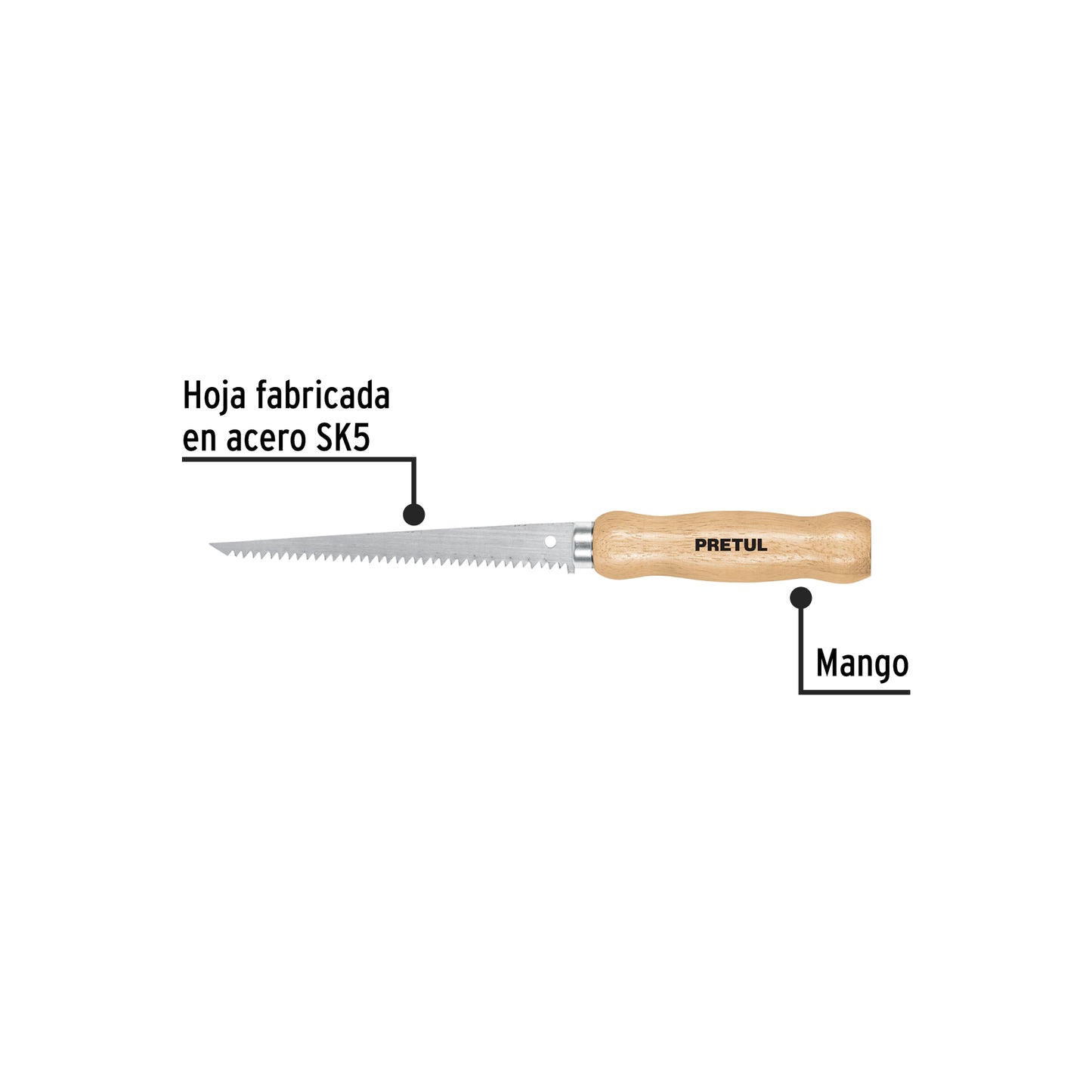 Serrucho para Muros de Yeso 6"