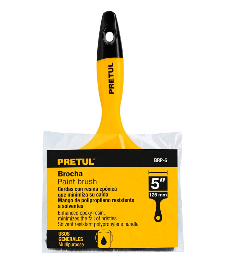 Brocha Con Mango De Plástico 5"