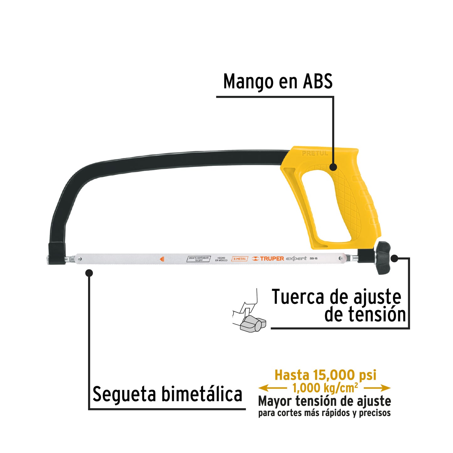 Arco de Solera para Segueta 12"