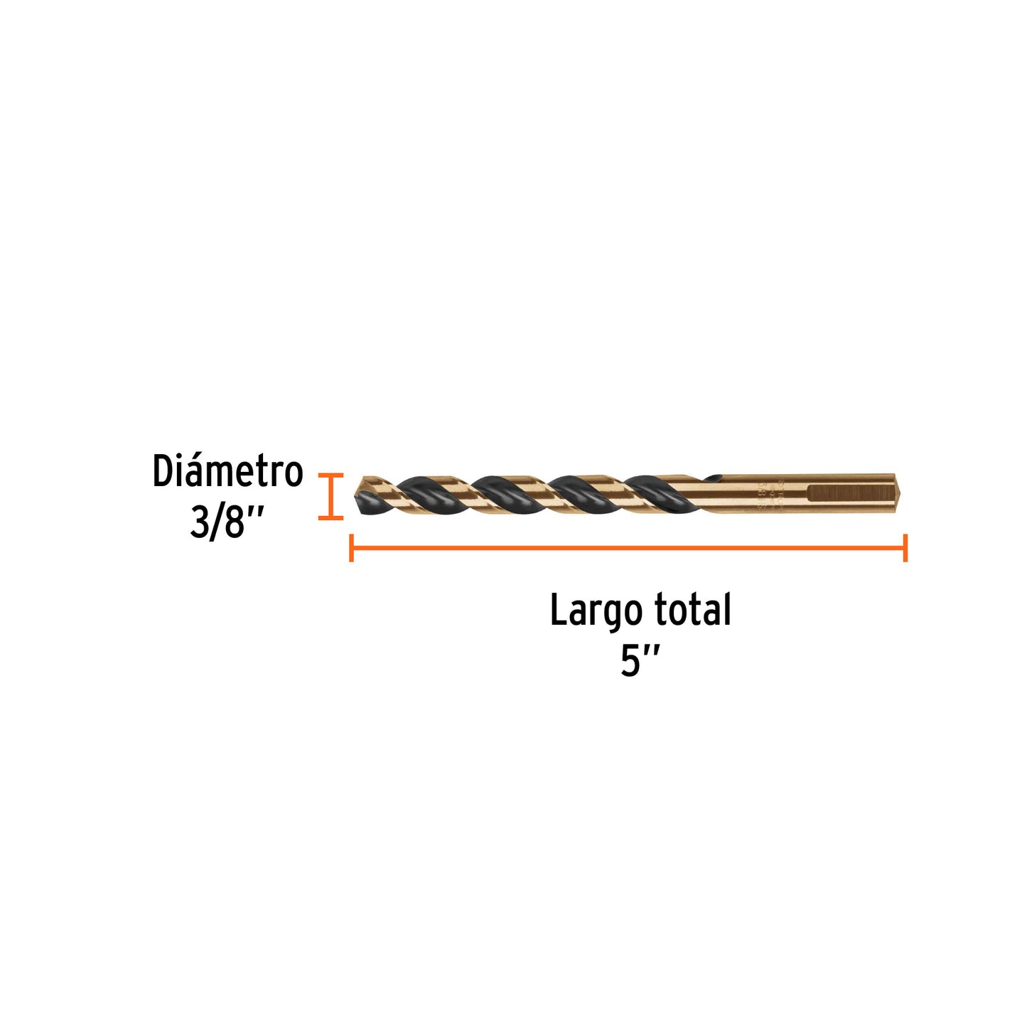 Broca de Alta Velocidad 3/8"