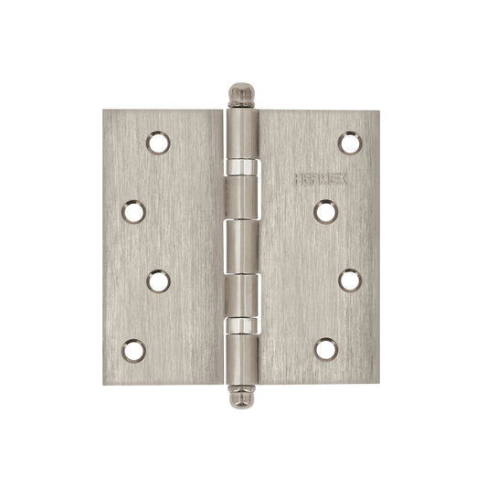 Bisagra Cuadrada 4" Acero Inoxidable, Redonda