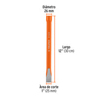 Cincel de Corte Frio 1" x 12"