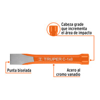 Cincel de Corte Frio 1" x 8"