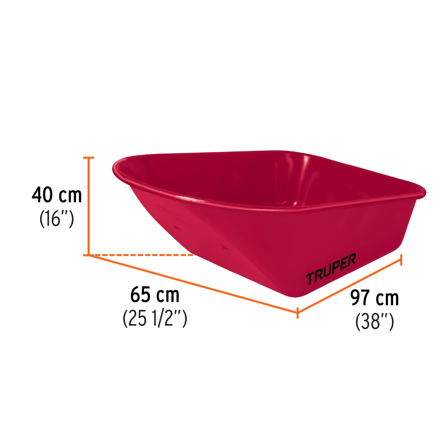 Carretilla 6 Ft, Llanta Neumatica Reforzada