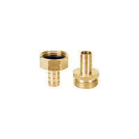 Conectores de Latón Macho y Hembra 1/2"