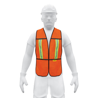 compare product Chaleco de Seguridad con Cintas Reflejantes, Naranja