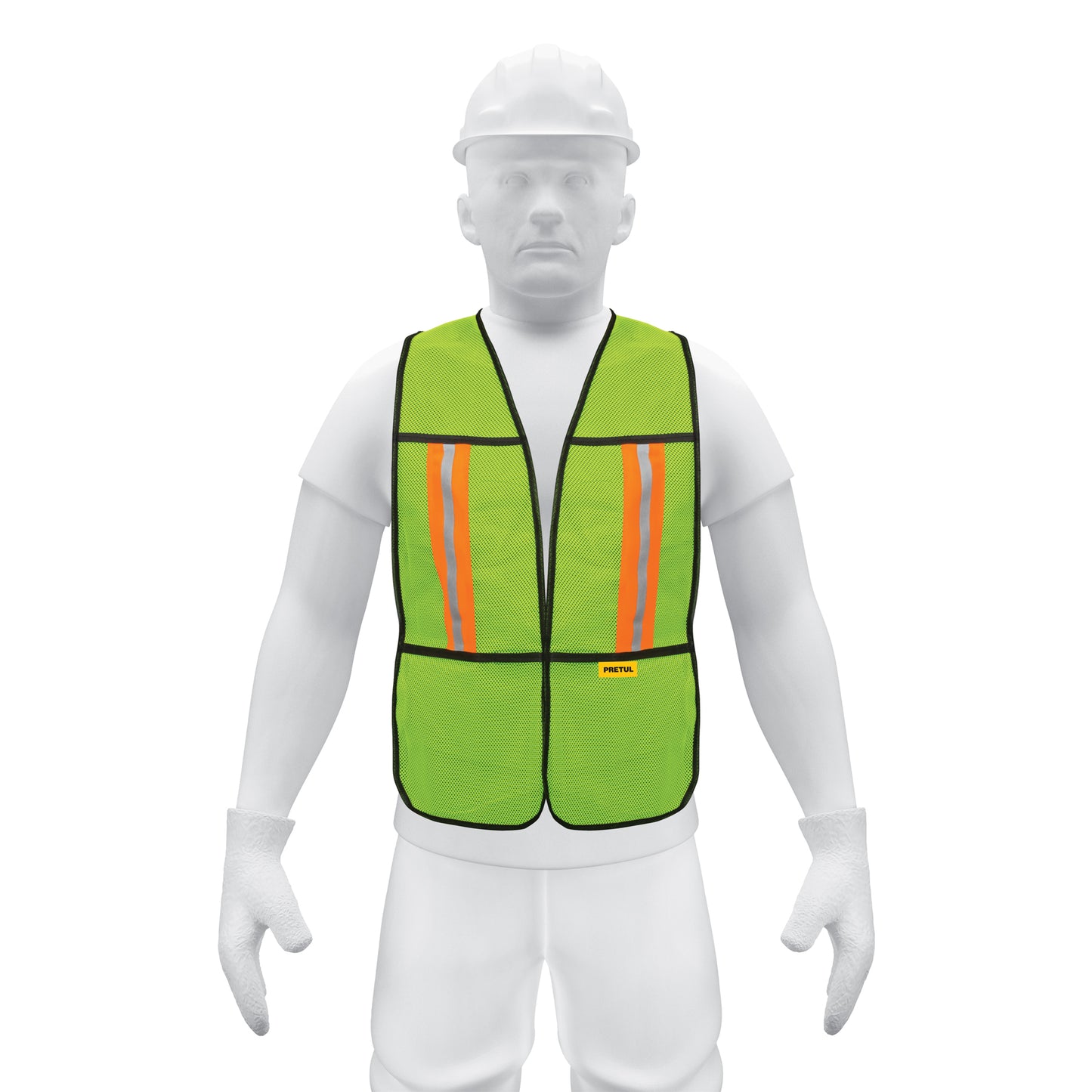 Chaleco de Seguridad con Cintas Reflejantes, Verde