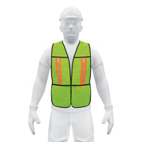 Chaleco de Seguridad con Cintas Reflejantes, Verde