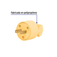 Clavija Industrial plástica sin Tierra