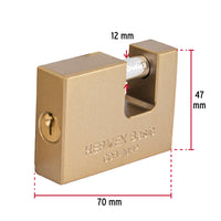 Candado Antipalanca 70 mm, Cuerpo de Hierro