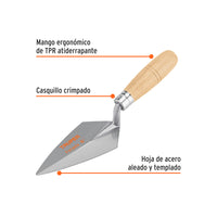 Cuchara para Albañil tipo Filadelfia 6"