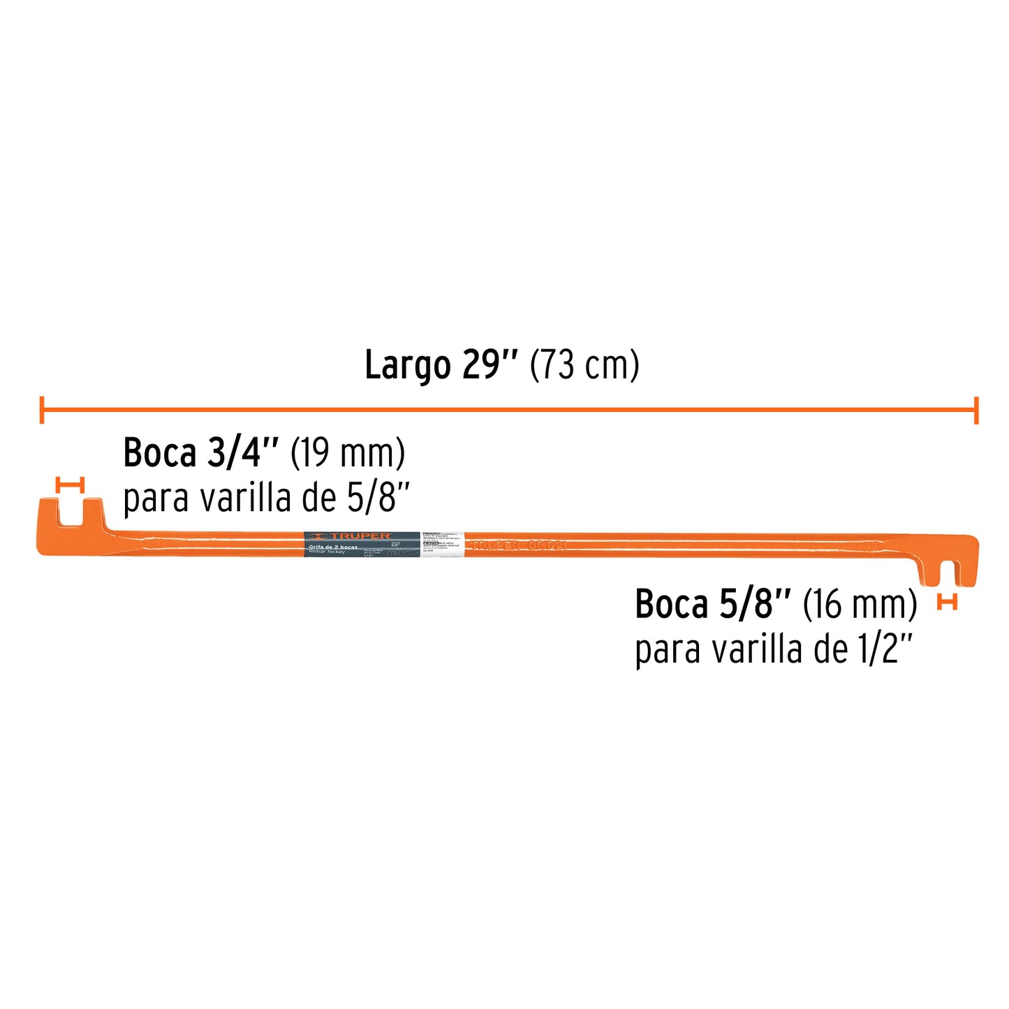 Grifa de Dos Bocas de 5/8" y 3/4"
