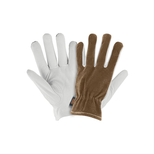 Guantes de Piel de Cabra con Dorso de Carnaza