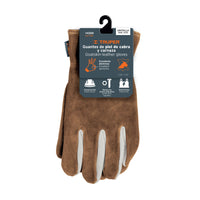 Guantes de Piel de Cabra con Dorso de Carnaza