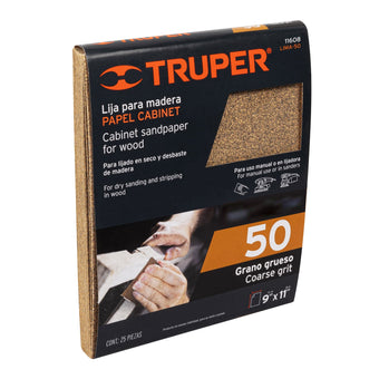compare product Lija para Madera, Grano 50