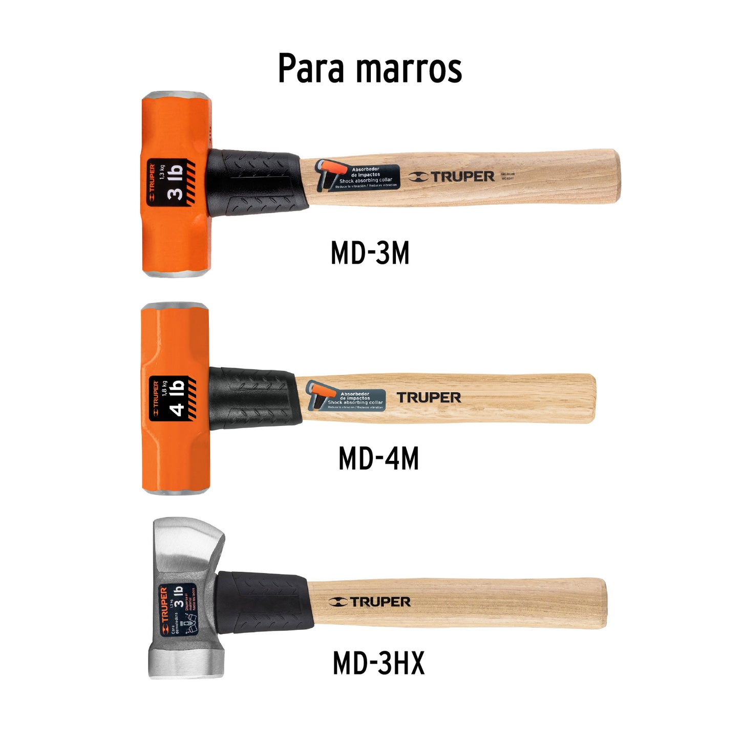 Mango de Repuesto para Marros de 2, 3 y 4 Lbs, 12"