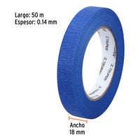 Masking Tape Azul 3/4"