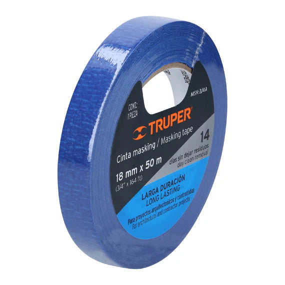 Masking Tape Azul 3/4"