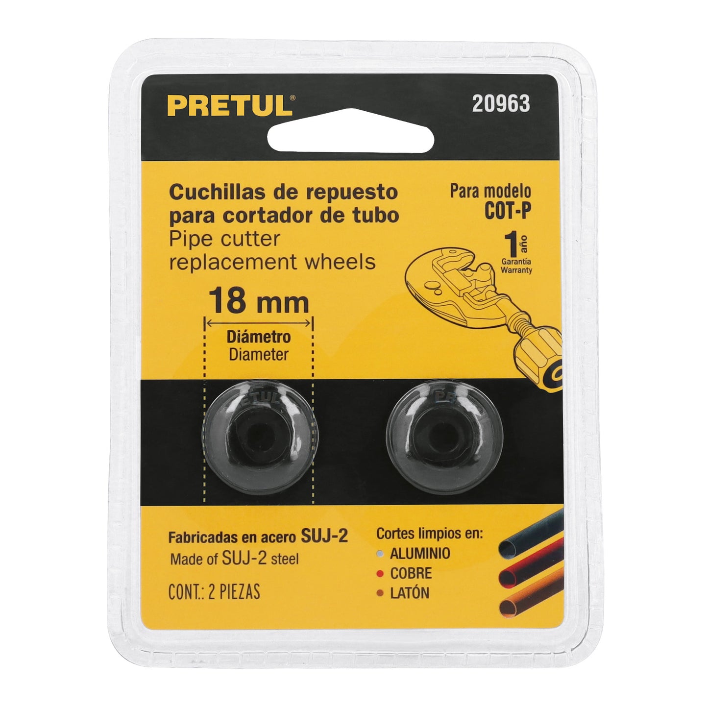 Repuesto de Cuchillas para Cortador de Tubo