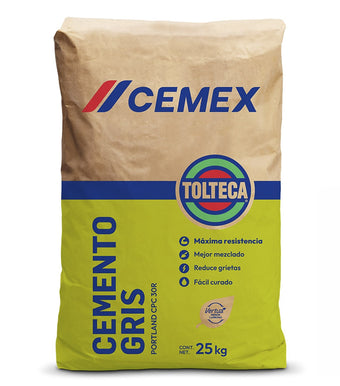 compare product Cemento Gris Tolteca Extra CPC30R, 25 Kg